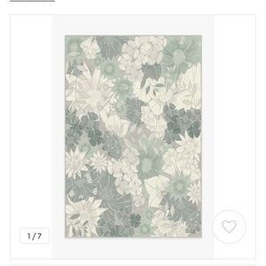 4 Ruggable Bundle Nani Floral Sage (2.5x10, 3x5, 5x7, 6x9)